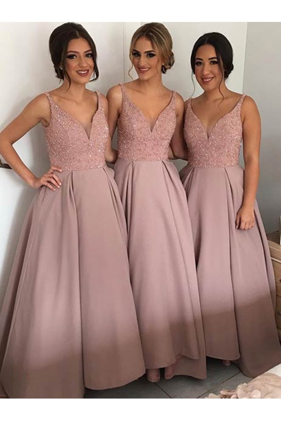 A-Line Straps Sleeveless Wedding Party Dresses Bridesmaid Dresses 3010045 A-Line Straps Sleeveless Wedding Party Dresses Bridesmaid Dresses 3010045