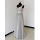 Floor-Length Cap-Sleeves Chiffon Lace Backless Wedding Party Dresses Bridesmaid Dresses 3010090