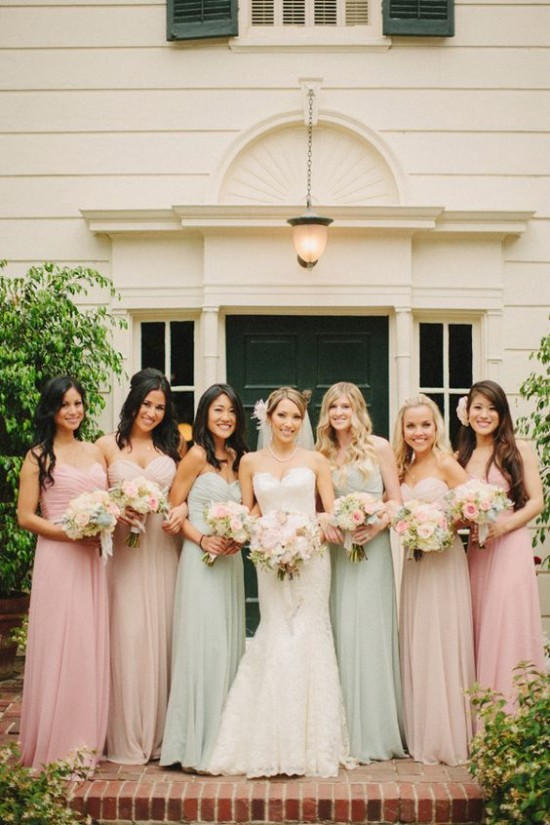 Glamorous Vintage Sweetheart Floor Length Chiffon Wedding Guest Dresses Bridesmaid Dresses 3010110
