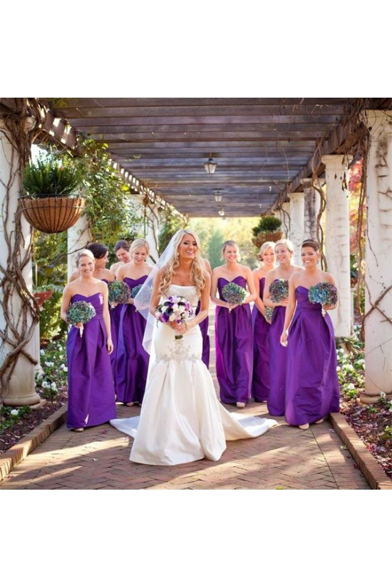 Purple Sweetheart Long Wedding Guest Dresses Bridesmaid Dresses 3010145 Purple Sweetheart Long Wedding Guest Dresses Bridesmaid Dresses 3010145