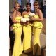 Mermaid Long Yellow Wedding Guest Dresses Bridesmaid Dresses 3010201 Mermaid Long Yellow Wedding Guest Dresses Bridesmaid Dresses 3010201