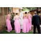 Long Pink Lace Chiffon Wedding Guest Dresses Bridesmaid Dresses 3010202 Long Pink Lace Chiffon Wedding Guest Dresses Bridesmaid Dresses 3010202