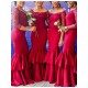 Mermaid 3/4 Length Sleeves Long Wedding Guest Dresses Bridesmaid Dresses 3010218