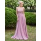 A-Line Lace Chiffon Illusion Neckline Long Wedding Guest Dresses Bridesmaid Dresses 3010219 A-Line Lace Chiffon Illusion Neckline Long Wedding Guest Dresses Bridesmaid Dresses 3010219