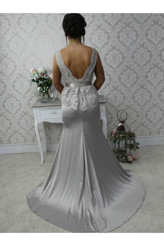Long Silver Mermaid Lace Wedding Guest Dresses Bridesmaid Dresses 3010251 Long Silver Mermaid Lace Wedding Guest Dresses Bridesmaid Dresses 3010251