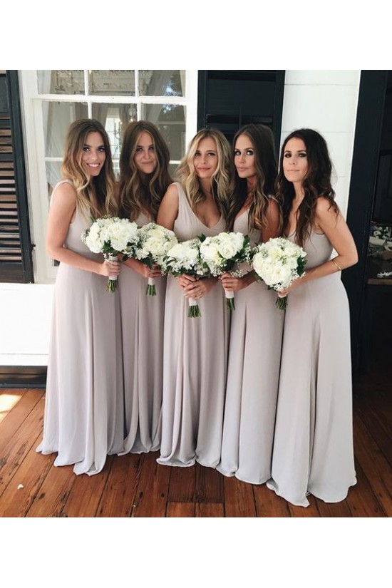 Long V-Neck Wedding Guest Dresses Bridesmaid Dresses 3010255 Long V-Neck Wedding Guest Dresses Bridesmaid Dresses 3010255