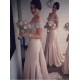 Trumpet/Mermaid Off-the-Shoulder Beaded Long Bridesmaid Dresses 3010272 Trumpet/Mermaid Off-the-Shoulder Beaded Long Bridesmaid Dresses 3010272