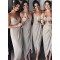 Simple Spaghetti Straps V-Neck Bridesmaid Dresses 3010298