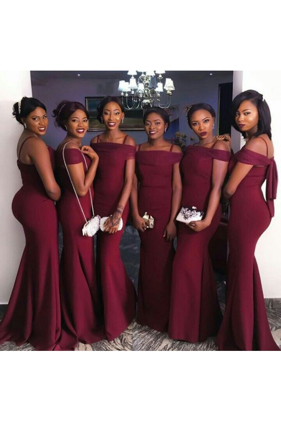 Mermaid Spaghetti Straps Long Bridesmaid Dresses 3010306 Mermaid Spaghetti Straps Long Bridesmaid Dresses 3010306