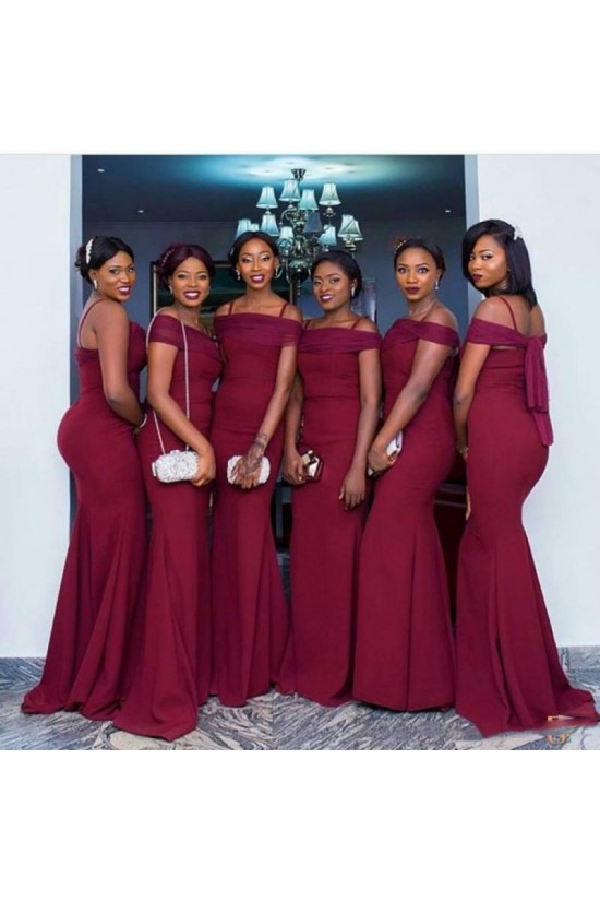 Mermaid Spaghetti Straps Long Bridesmaid Dresses 3010306 Mermaid Spaghetti Straps Long Bridesmaid Dresses 3010306