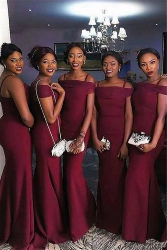 Mermaid Spaghetti Straps Long Bridesmaid Dresses 3010306 Mermaid Spaghetti Straps Long Bridesmaid Dresses 3010306