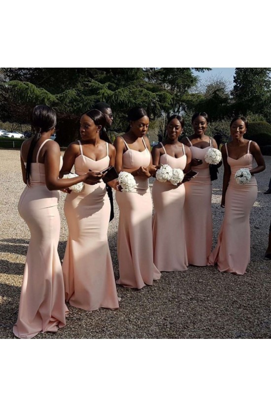 Mermaid Simple Spaghetti Straps Long Bridesmaid Dresses 3010316 Mermaid Simple Spaghetti Straps Long Bridesmaid Dresses 3010316