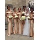 Mermaid Off-the-Shoulder Long Bridesmaid Dresses 3010320