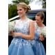 A-Line Lace Long Bridesmaid Dresses 3010328 A-Line Lace Long Bridesmaid Dresses 3010328