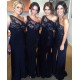 Sheath Off-the-Shoulder Navy Blue Long Bridesmaid Dresses 3010330 Sheath Off-the-Shoulder Navy Blue Long Bridesmaid Dresses 3010330