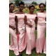 Mermaid Long Pink Off-the-Shoulder Bridesmaid Dresses 3010342 Mermaid Long Pink Off-the-Shoulder Bridesmaid Dresses 3010342