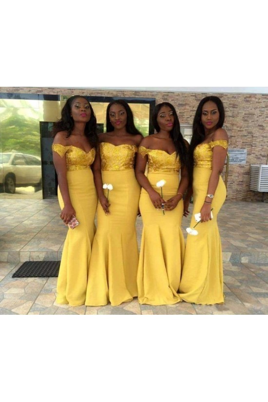 Mermaid Off-the-Shoulder Long Bridesmaid Dresses 3010363 Mermaid Off-the-Shoulder Long Bridesmaid Dresses 3010363