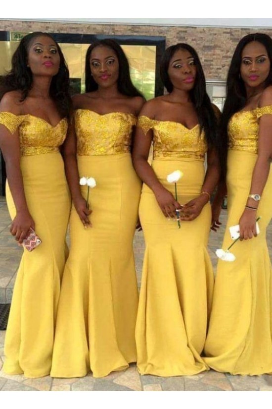 Mermaid Off-the-Shoulder Long Bridesmaid Dresses 3010363 Mermaid Off-the-Shoulder Long Bridesmaid Dresses 3010363