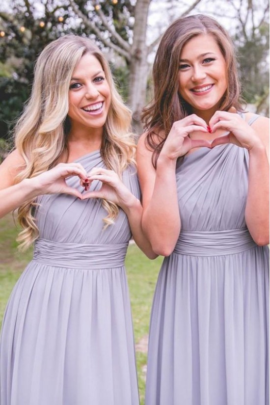 A-Line One-Shoulder Long Bridesmaid Dresses 3010367 A-Line One-Shoulder Long Bridesmaid Dresses 3010367