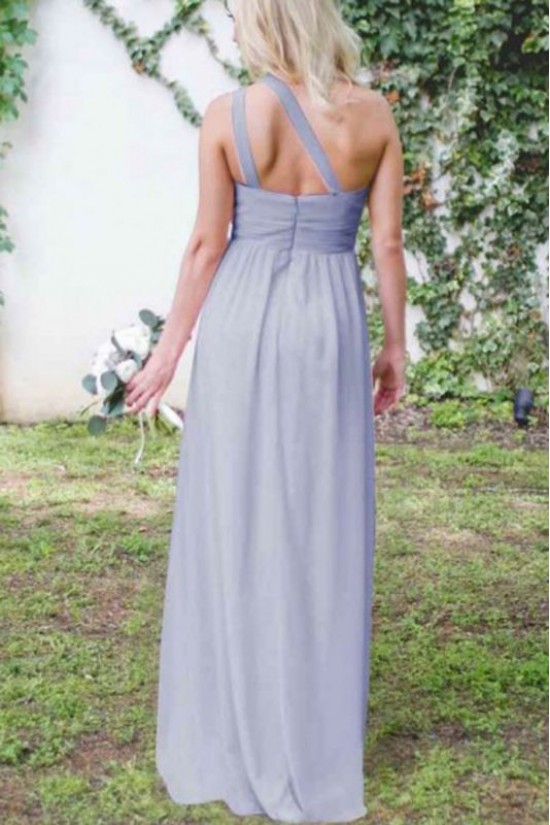A-Line One-Shoulder Long Bridesmaid Dresses 3010367 A-Line One-Shoulder Long Bridesmaid Dresses 3010367