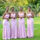 Mermaid Spaghetti Straps Long Pink Bridesmaid Dresses 3010368 Mermaid Spaghetti Straps Long Pink Bridesmaid Dresses 3010368