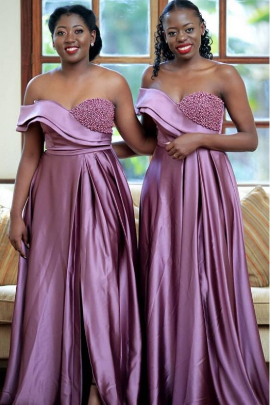 A-Line Beaded Long Bridesmaid Dresses 3010369 A-Line Beaded Long Bridesmaid Dresses 3010369