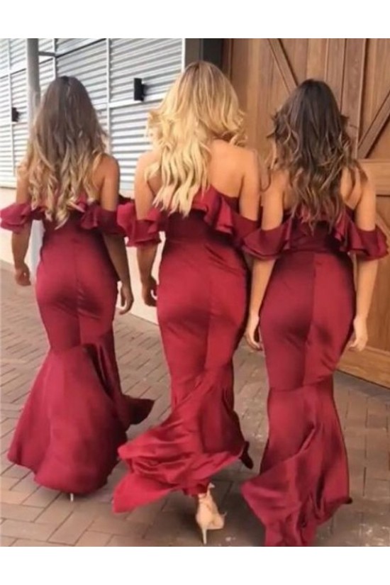 Mermaid Spaghetti Straps Long Bridesmaid Dresses 3010372 Mermaid Spaghetti Straps Long Bridesmaid Dresses 3010372