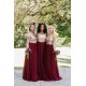 A-Line Sequins and Tulle Long Bridesmaid Dresses 3010378 A-Line Sequins and Tulle Long Bridesmaid Dresses 3010378