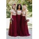 A-Line Sequins and Tulle Long Bridesmaid Dresses 3010378 A-Line Sequins and Tulle Long Bridesmaid Dresses 3010378