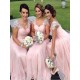 A-Line Lace and Chiffon Floor Length Bridesmaid Dresses 3010420 A-Line Lace and Chiffon Floor Length Bridesmaid Dresses 3010420