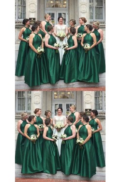 A-Line Floor Length Bridesmaid Dresses 3010458
