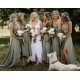 Simple V-Neck Bridesmaid Dresses 3010491 Simple V-Neck Bridesmaid Dresses 3010491