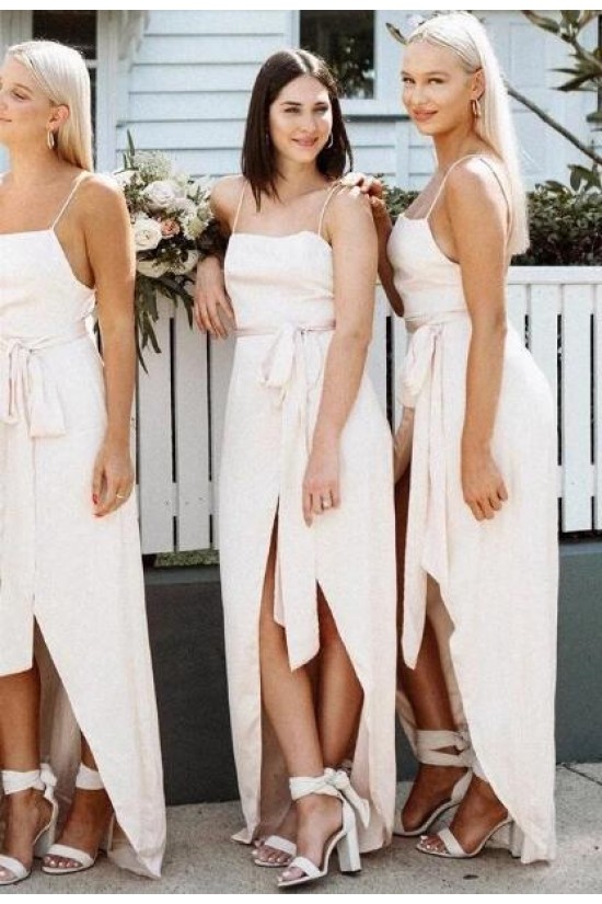 Simple Spaghetti Straps Floor Length Bridesmaid Dresses 3010494 Simple Spaghetti Straps Floor Length Bridesmaid Dresses 3010494