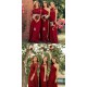 A-Line Long Chiffon Floor Length Bridesmaid Dresses 3010501