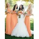 A-Line Long Chiffon Floor Length Bridesmaid Dresses 3010518