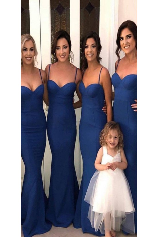 Mermaid Spaghetti Straps Long Floor Length Bridesmaid Dresses 3010524 Mermaid Spaghetti Straps Long Floor Length Bridesmaid Dresses 3010524