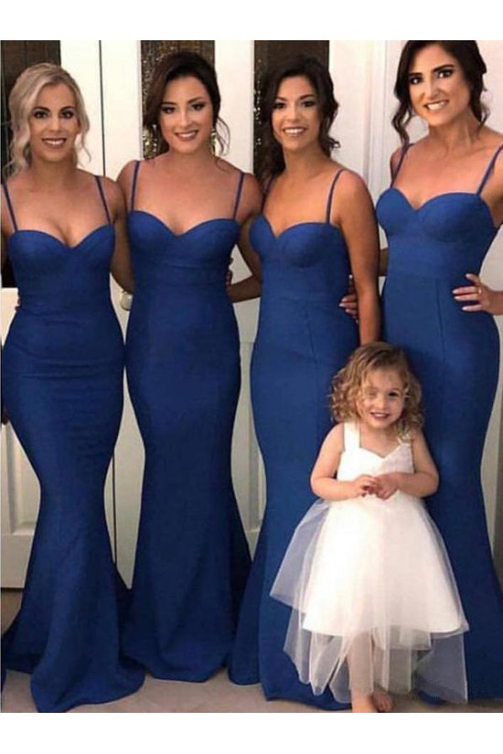Mermaid Spaghetti Straps Long Floor Length Bridesmaid Dresses 3010524 Mermaid Spaghetti Straps Long Floor Length Bridesmaid Dresses 3010524