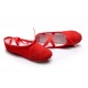 Women's Kids' Red Canvas Dance Shoes Ballet/Latin/Yoga/Dance Sneakers Canvas Flat Heel D601042
