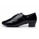 Men's Kids' Black Leatherette Modern Ballroom Latin Dance Shoes Dance Sneakers Flat Heel D603001 Men's Kids' Black Leatherette Modern Ballroom Latin Dance Shoes Dance Sneakers Flat Heel D603001