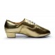 Men's Kids' Gold Leatherette Modern Ballroom Latin Dance Shoes Dance Sneakers Flat Heel D603002 Men's Kids' Gold Leatherette Modern Ballroom Latin Dance Shoes Dance Sneakers Flat Heel D603002