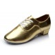 Men's Kids' Gold Leatherette Modern Ballroom Latin Dance Shoes Dance Sneakers Flat Heel D603002 Men's Kids' Gold Leatherette Modern Ballroom Latin Dance Shoes Dance Sneakers Flat Heel D603002