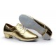 Men's Kids' Gold Leatherette Modern Ballroom Latin Dance Shoes Dance Sneakers Flat Heel D603002 Men's Kids' Gold Leatherette Modern Ballroom Latin Dance Shoes Dance Sneakers Flat Heel D603002