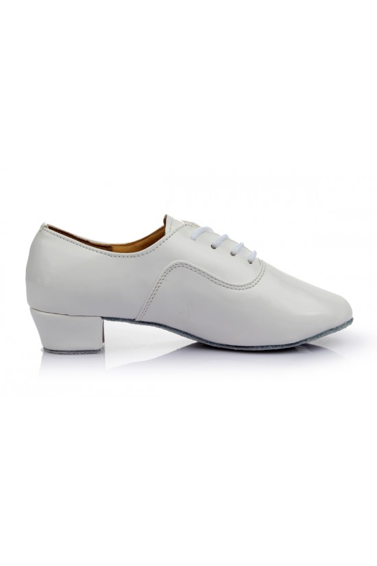 Men's Kids' White Leatherette Modern Ballroom Latin Dance Shoes Dance Sneakers Flat Heel D603003 Men's Kids' White Leatherette Modern Ballroom Latin Dance Shoes Dance Sneakers Flat Heel D603003
