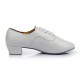 Men's Kids' White Leatherette Modern Ballroom Latin Dance Shoes Dance Sneakers Flat Heel D603003 Men's Kids' White Leatherette Modern Ballroom Latin Dance Shoes Dance Sneakers Flat Heel D603003