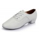 Men's Kids' White Leatherette Modern Ballroom Latin Dance Shoes Dance Sneakers Flat Heel D603003 Men's Kids' White Leatherette Modern Ballroom Latin Dance Shoes Dance Sneakers Flat Heel D603003