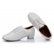 Men's Kids' White Leatherette Modern Ballroom Latin Dance Shoes Dance Sneakers Flat Heel D603003 Men's Kids' White Leatherette Modern Ballroom Latin Dance Shoes Dance Sneakers Flat Heel D603003