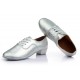 Men's Kids' Silver Leatherette Modern Ballroom Latin Dance Shoes Dance Sneakers Flat Heel D603004 Men's Kids' Silver Leatherette Modern Ballroom Latin Dance Shoes Dance Sneakers Flat Heel D603004