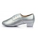 Men's Kids' Silver Leatherette Modern Ballroom Latin Dance Shoes Dance Sneakers Flat Heel D603004 Men's Kids' Silver Leatherette Modern Ballroom Latin Dance Shoes Dance Sneakers Flat Heel D603004