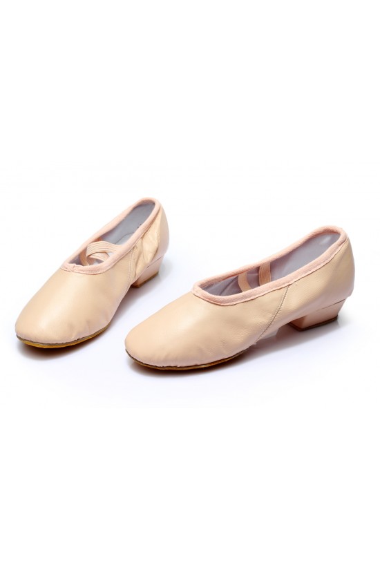 Women's Pink Soft Leatherette Dance Shoes Ballet/Latin/Yoga/Dance Sneakers Flat Heel D604001