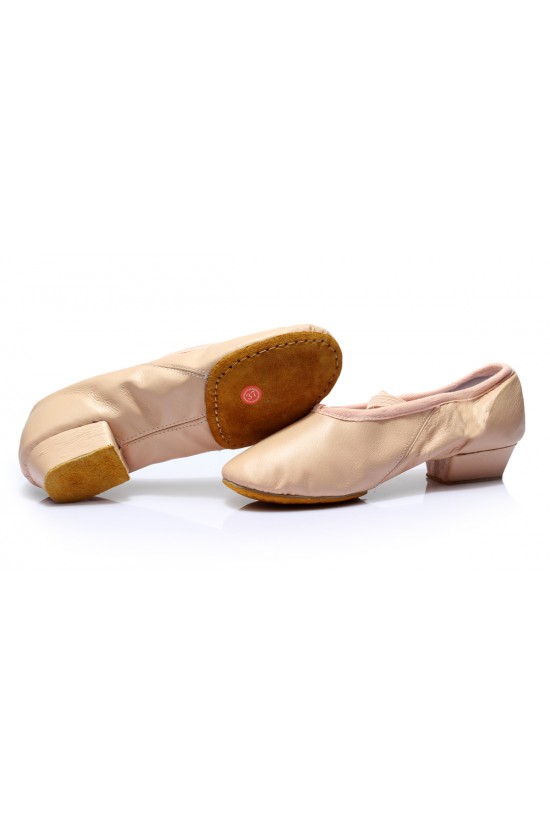 Women's Pink Soft Leatherette Dance Shoes Ballet/Latin/Yoga/Dance Sneakers Flat Heel D604001